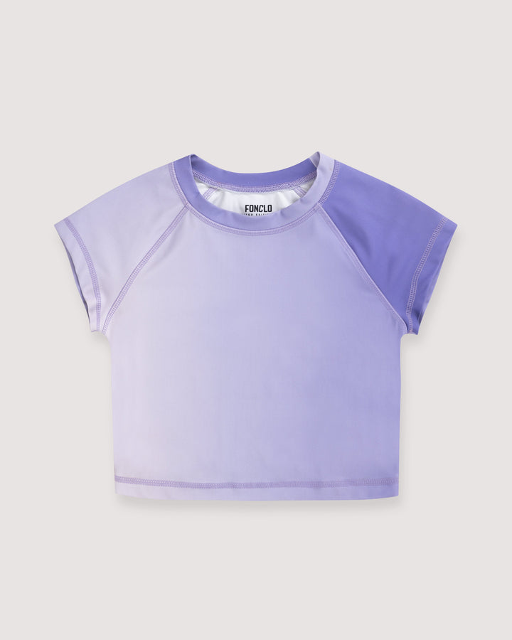Lilac | Gradient Cropped Top